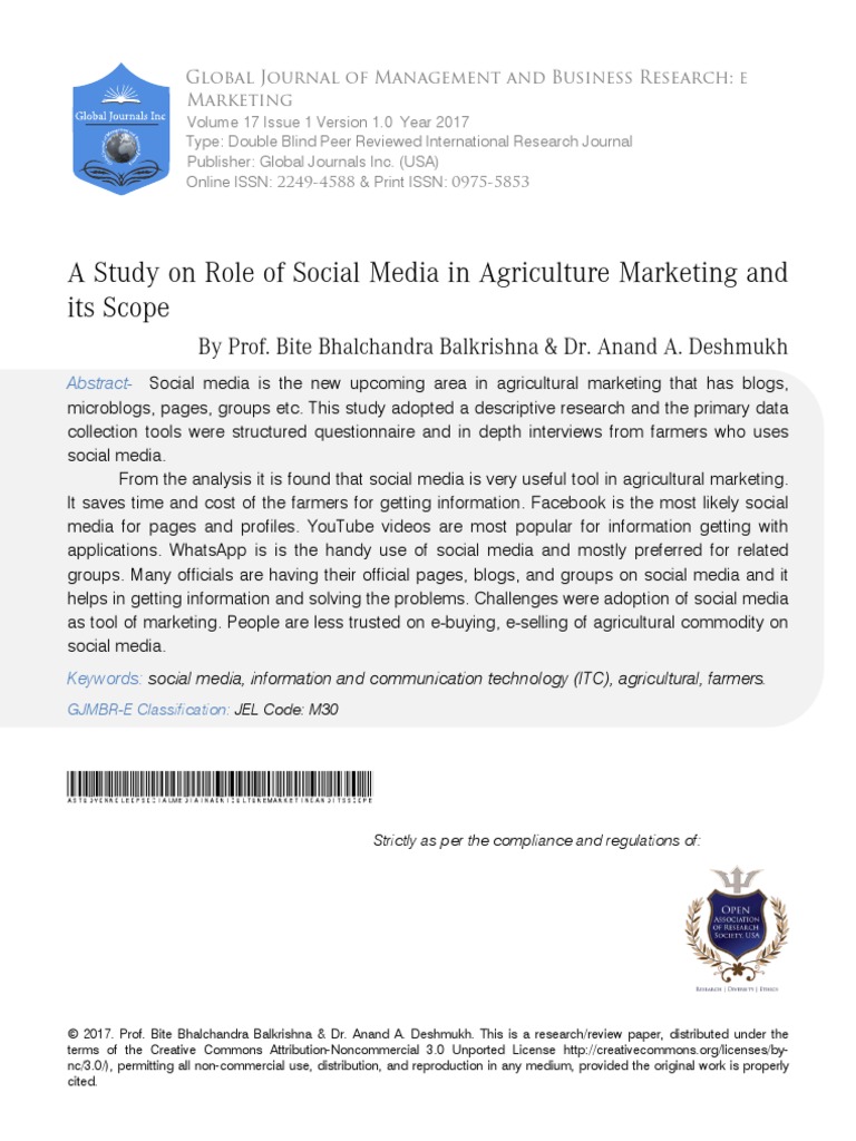 5 A Study On Role of Social Media PDF | PDF | Social Media | Popular ...
