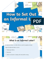 Informal letters