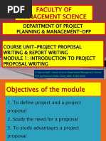 Project Proposal Writing