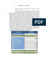 Actualidad del petróleo en el Ecuador