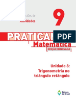 Cálculos trigonométricos em triângulos retângulos