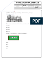 1 Lista de Exercícios - 6º Ano Mérito