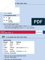 ENGLISH FILE 2A - Grammar - Bank - YM