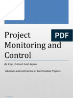 Project Monitoring and Control