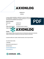 Certificacion Permiso para Trabajar Axionlog Sas