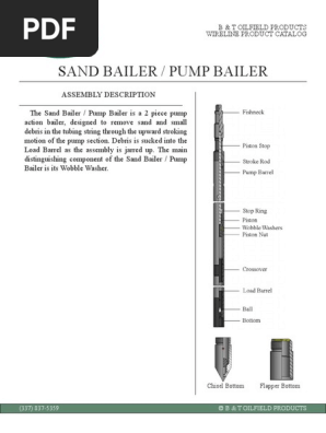 Well Sand Bailer