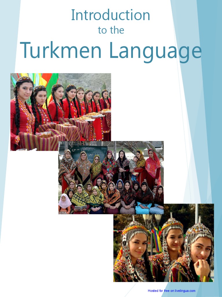 Basics of the Turkmen Language | PDF | Turkmenistan | Semiotics