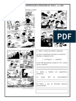 ATIVIDADES de Interpretação e Produção de Texto - 4º Ano