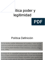 Politica poder legitimidad