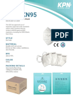 FFP2/KN95: Disposable Protective Mask