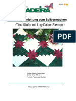 Kreative Anleitung Zum Selbermachen - Tischläufer Mit Log-Cabin-Sternen PDF