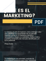 ¿Que Es El Marketing