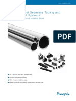 Stainless Steel Seamless Tubing and Tube Suppor T Systems: Fractional, Metric, and Imperial Sizes