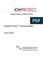 Shadow Protect Desktop Edition 3 User Guide