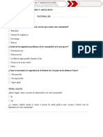 Encuesta Teoria Del Urbanismo