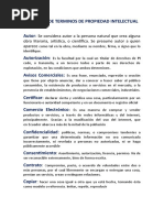 Mapa Conceptual de Propiedad Industrial | PDF
