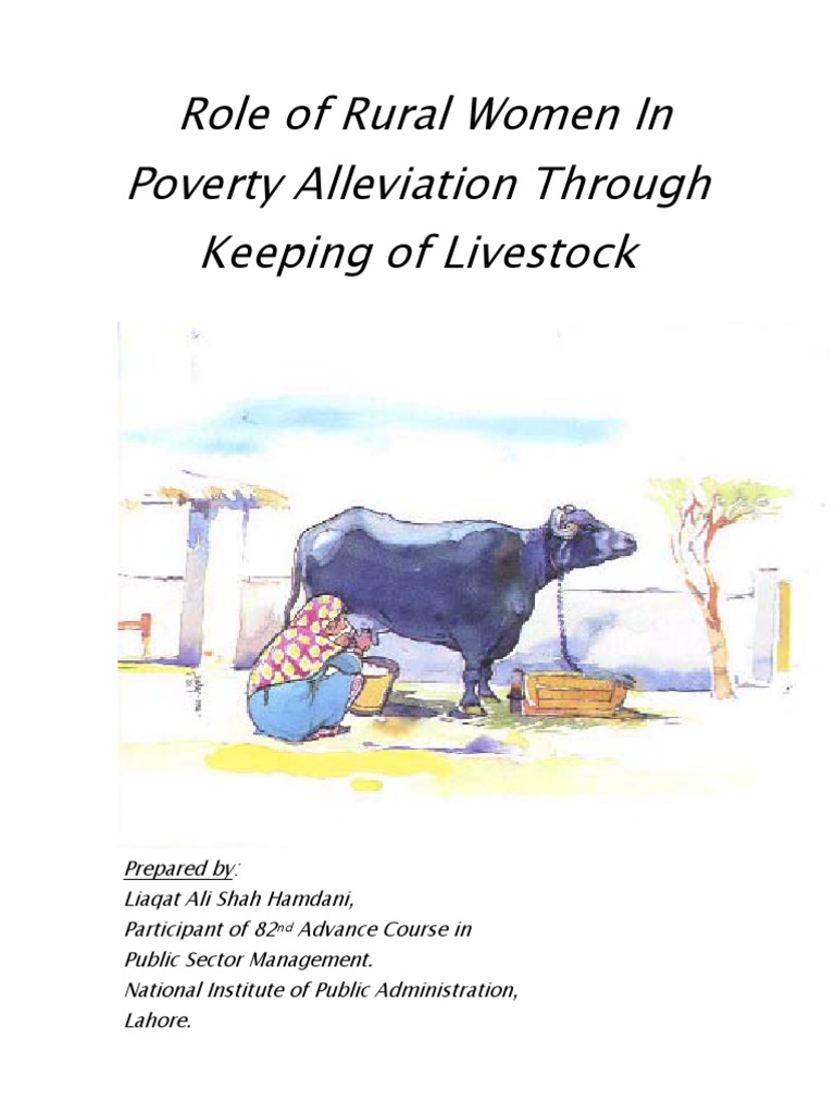 Role of Rural Women in Poverty Alleviation Through Keeping of Livestock ...