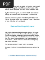 Korean Language Learning Module 1 | PDF | Korean Language | Korea