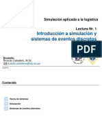 L1 - Introducción A Simulación y Sistemas de Eventos Discretos