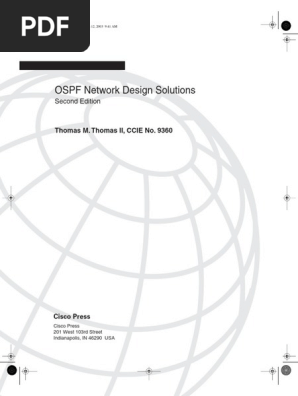 OSPF Network Design Solutions 2 | PDF | Internet Protocol Suite