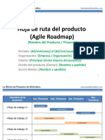 PMOInformatica Plantillas Scrum Hoja de Ruta Del Producto