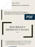 Informe de La Historia de La Seguridad y Riesgo en Canadá