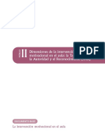 Dimensiones de La Intervención Motivacional en El Aula - II PDF