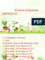 1st Q MATH 5 - LESSON 25 VISUSLIZING DIVISION OF FRCTIONS