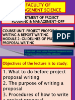 Project Proposal Writing Module 2