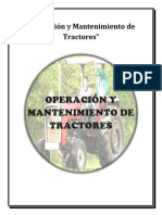 Operacion y Mantenimiento Del Tractor PDF