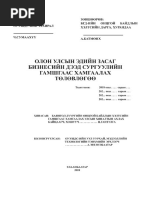 Гамшигаас Хамгаалах Төлөвлөгөө | PDF