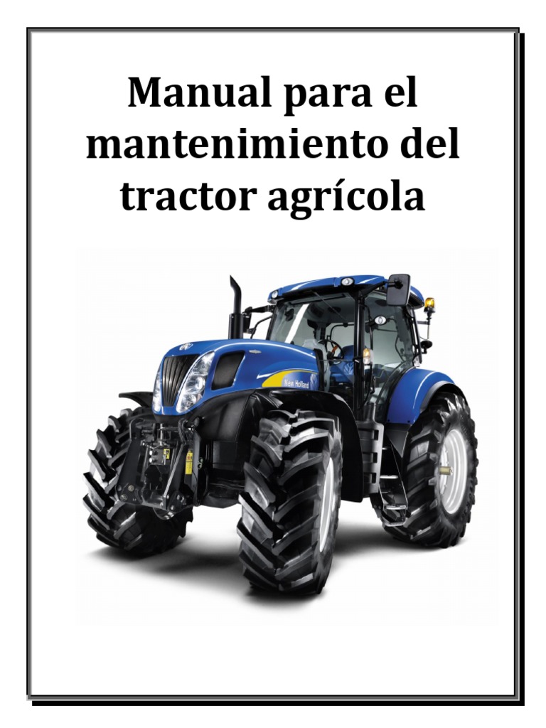 Manual de Mantenimiento de Tractores | PDF | Motor de combustión ...