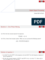 Digital Signal Processing: Solved HW For Day 8
