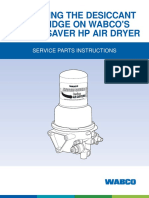 Replacing The Desiccant Cartridge On Wabco'S System Saver HP Air Dryer
