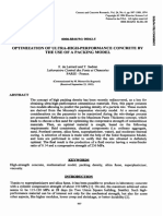 Larrard Optimization of Ultra High Performance Concrete by The Use of A Packing Model PDF