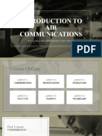 Introduction To Air Communication
