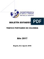 Tráfico Portuario 2017 Colombia