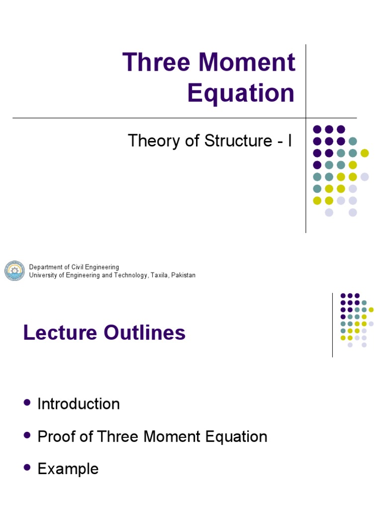 Three Moment Equation in Structural Analysis | PDF | Mathematical ...