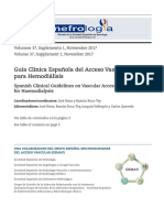 GPC 572 Acceso Vascular HEMODIALISIS Nefrologia Guia AV PDF