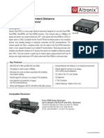 Ip and Poe+ Over Extended Distance Cat5E or Utp Transceiver: Pace1Ptm