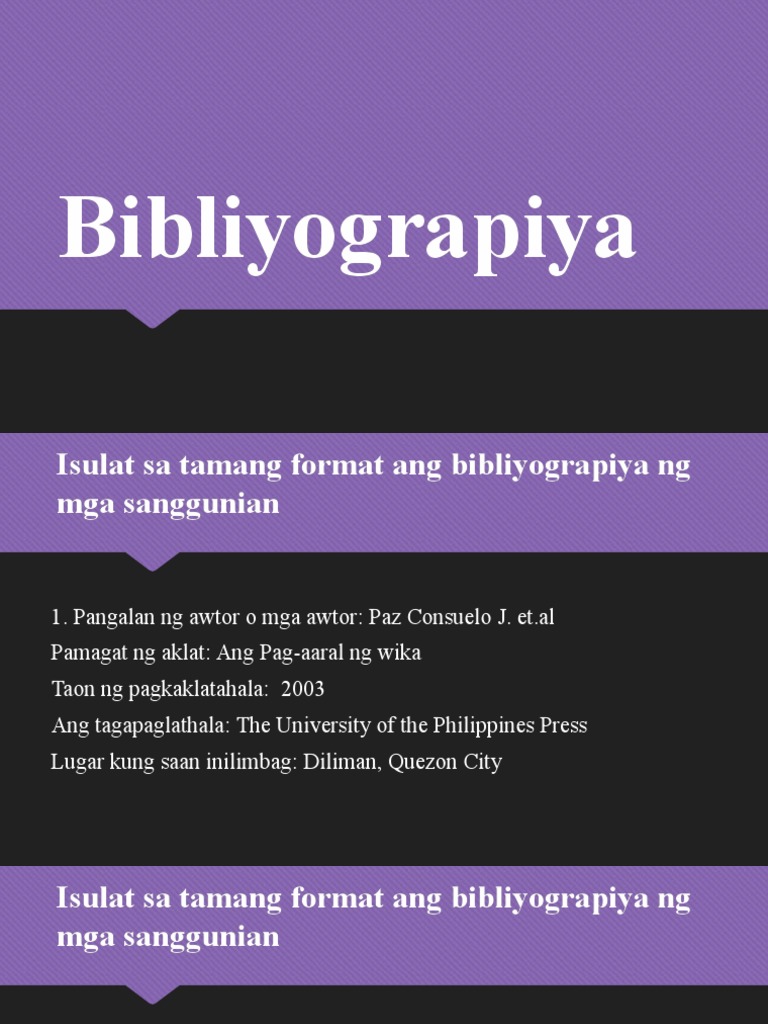 bibliyograpiya