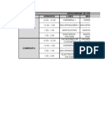 Cronograma de Horario de Almuerzo Por Cuadrillas - 30.04.2020