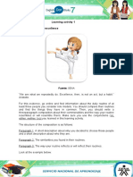 Learning Activity 1 Evidence: Modeling Excellence: Either, Neither, Too) You Learned in This Learning Activity