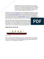 Dimensions and Layout: Olympic-Class Ships, A Cost of 3 Million (Approximately 290 Million in 2016) For The First