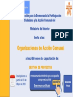 3.1 Invitacion Capacitacion en Gestion de Proyectos PDF
