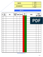 Month - Xyz: Company Name Action Tracking Register