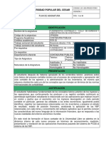 FORMATO PLAN DE ASIGNATURA v1 FUNDAMENTOS CONTABLES II 2020-1