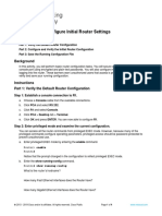 Initial Router Configuration Guide | PDF | Command Line Interface ...