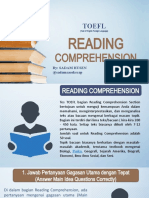 TOEFL Reading Comprehension Tips