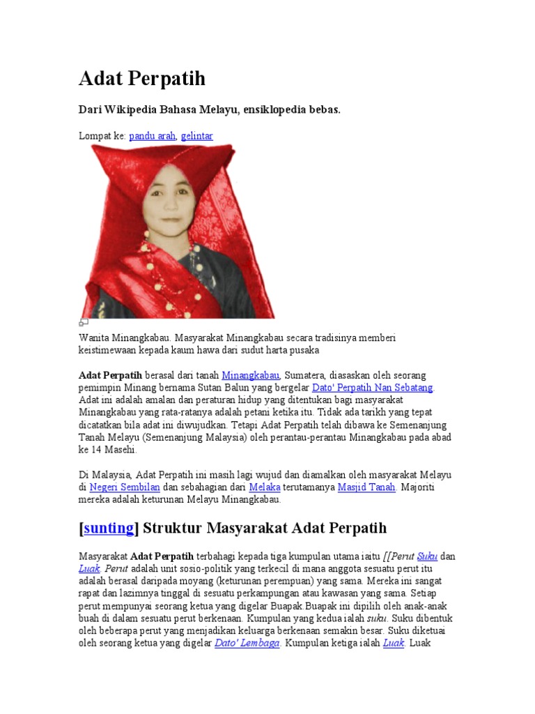 Adat Perpatih Pdf